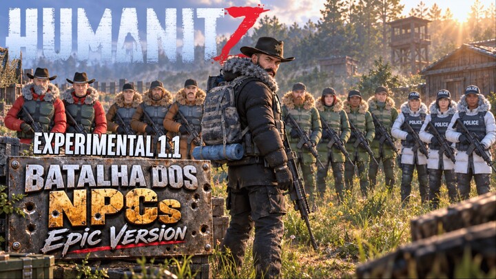 BATALHA dos NPCs Epic Version (HumanitZ 1.1 4K DLSS 5)