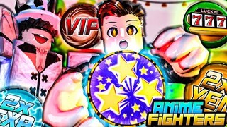 DOEI TODAS AS GAMEPASS PARA O NOOB NO ANIME FIGHTERS (ROBLOX)