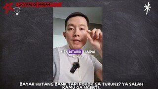 Tips!! Bayar Hutang Bank Tapi Pokok Utang Tidak Turun