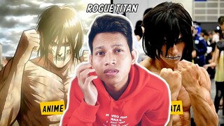 ANIME ATTACK ON TITAN BENAR ADA!! REACTION JAM 3 PAGI😱 #TERSERAM