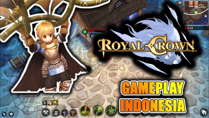 MMORPG TAPI BATTLE ROYAL ?! KOK BAGUS SIH - ROYAL CROWN ANDROID/PC GAMEPLAY INDONESIA #COBAinGAME