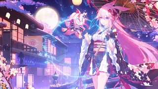 [วอลเปเปอร์สด/Honkai Impact3/ฟังเพลง] เพลิดเพลินไปกับพระจันทร์ที่สดใสไปกับคุณ