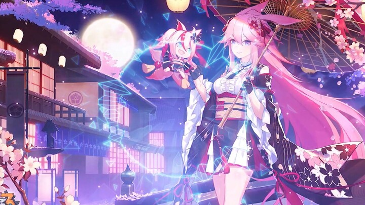 [Live Wallpaper/ Honkai Impact 3/ Mendengarkan Lagu] Nikmati bulan yang cerah bersamamu.