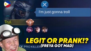 JOHNSON PRANK GAMEPLAY! I PRETEND TO TROLL! | MOBILE LEGENDS