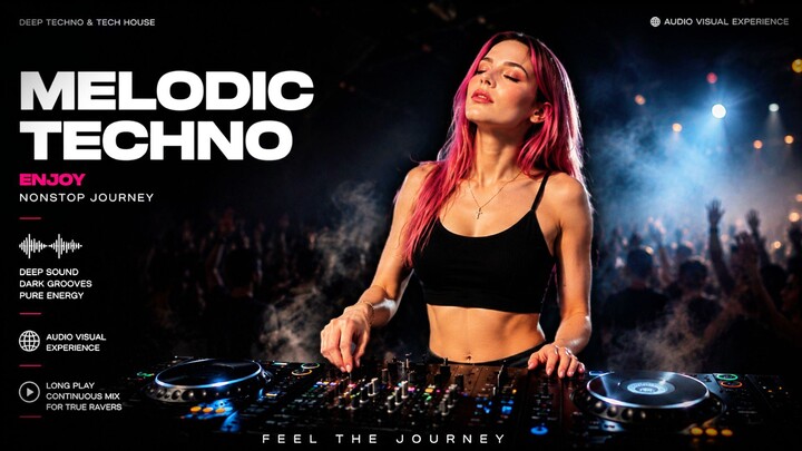 Melodic Techno DJ Mix – Beyond Reality – Audio Visual Experience 👽