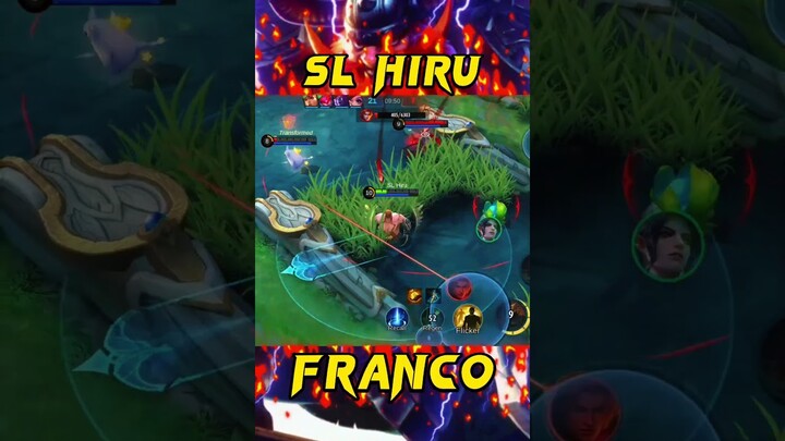 FRANCO VS TIGREAL😳 #shorts #youtubeshorts #Franco #francohook #mobilelegends #mlbb #short #francopro