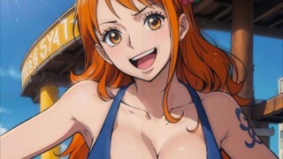 NAMI SAMPAI KELIHATAN BELAHANNYA - ONE PIECE GMV -
