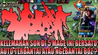 PAKE SUN DI SAAT MUSUH PAKE 5 MAGE AUTO HARD GAME NIH BOZ