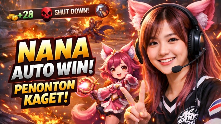 NANA MENANG PENONTON PUN KAGET