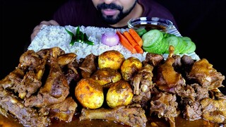 VERY SPICY DUCK CURRY, DUCK EGG CURRY, RICE, CHILI, SALAD, SPICY GRAVY ASMR MUKBANG| #LiveToEATT