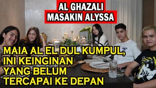 KUMPUL KELUARGA, ALELDUL, ALYSSA, BUNDA MAIA,  KAK AL GHAZALI MASAKIN ALYSSA.