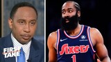 First Take | Stephen A.: James Harden is going to the end of hell to be considered a top 75 player