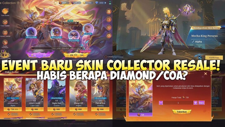 EVENT SKIN COLLECTOR BEBAS PILIH, HABIS BERAPA DIAMOND/COA? TONTON VIDEO INI SEBELUM KALIAN GACHA!