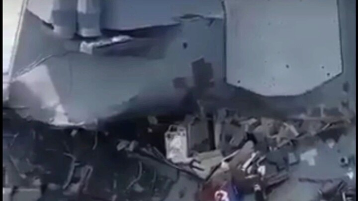 Shocking Footage Shows the reported impact of Iranian Fattah-1 missiles on a US. destroyer. #Iran