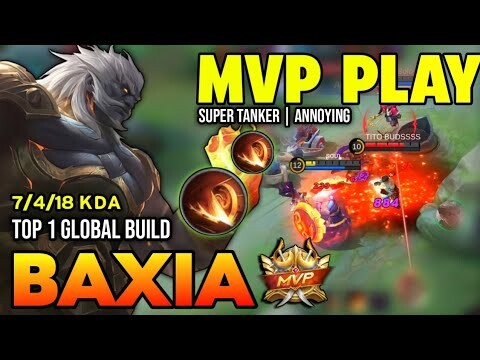 BAXIA BEST BUILD 2022 | BUILD TOP 1 GLOBAL BAXIA GAMEPLAY | MOBILE LEGENDS ✓