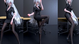 ❥NO.9 Black silk uniform weak sound❥(^_-) 【MMD】