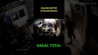 Maling Motor Dikejar Massa #shorts