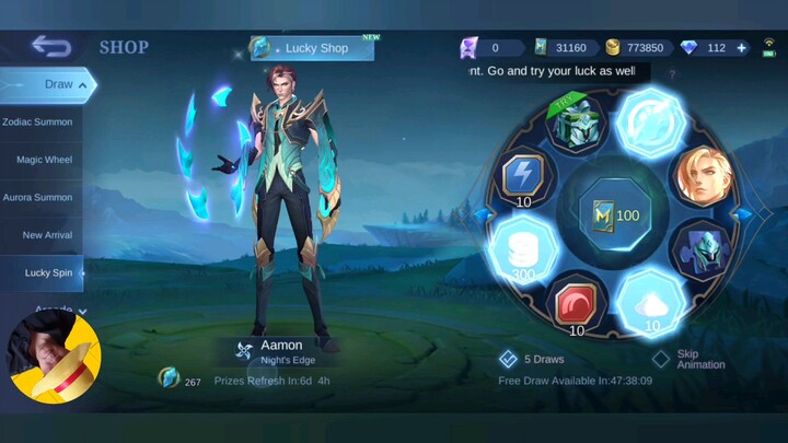 Mobile Legends Aamon Nights Edge Skin 010