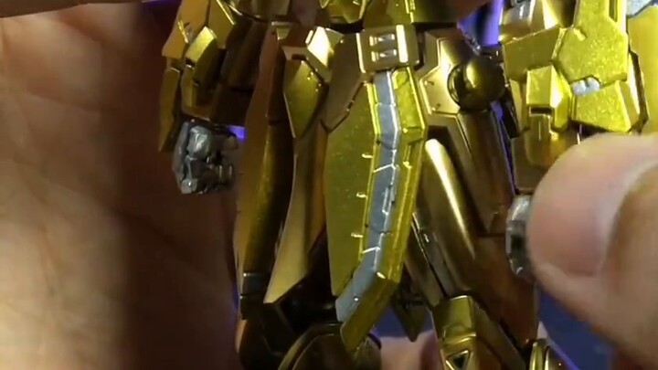 How does it look like to paint the RG God Gundam in the color scheme of Mingjing Shisui?