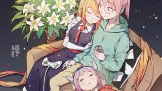 [MAD|Soothing]Anime Scene Cut In Bilingual Audio|BGM: みちしるべ
