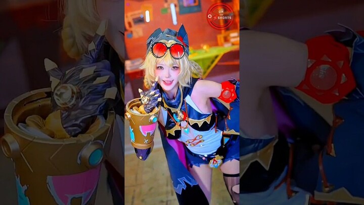 Jahoda So Cute ❤️ Genshin Impact Cosplay #shorts