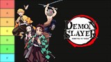 Ranking Your Favorite Demon Slayer Characters