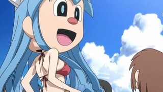 การแข่งขันครั้งใหญ่ระหว่าง Squid Girl ของจริงและของปลอม Squid Girl เลียนแบบสูงนั้นน่าขยะแขยงมาก