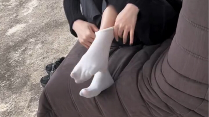 I’m going hiking tonight; I have a feeling my white socks will be all black when I get back.