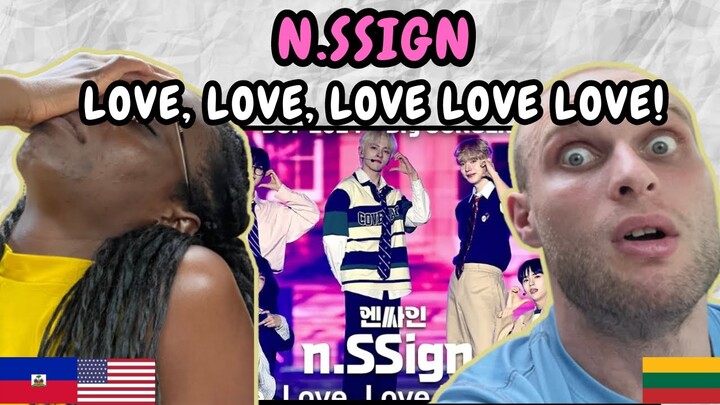 REACTION TO n.SSign (엔싸인) - Love, Love, Love Love Love! (Live at Big CONCERT(BOF))