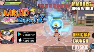 Naruto: Slugfest X [Eng] Gameplay (OPEN WORLD MMORPG) Android, iOS