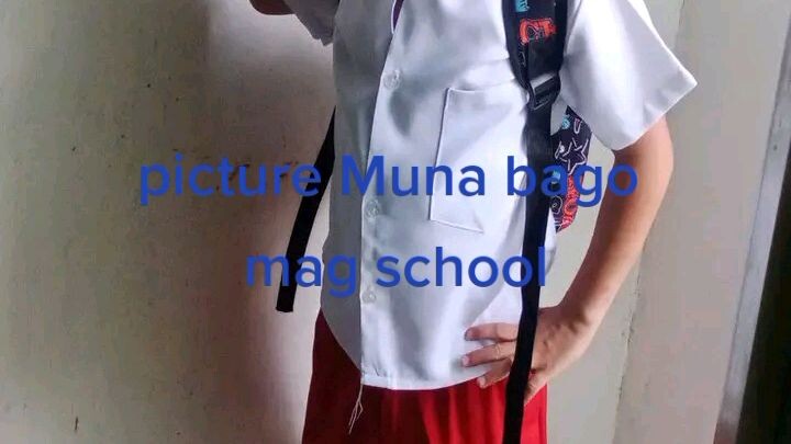 picture Muna bago go to school