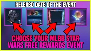 FREE STAR WARS EVENT ( RECALL EFFECTS, BATTLE EMOTE , AVATAR & NOTIFICATION ) RELEASE DATE | MLBB