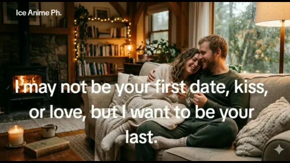 I may not be your first date, kiss, or love, but I want to be your last.