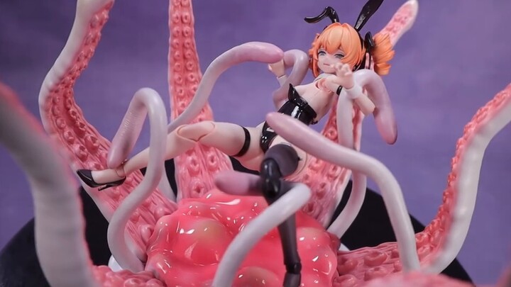 Such a pink tentacles is really a big contrast! Sushing movable platform series tentacle platform UB