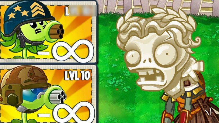 PVZ 2 - Energi tak terbatas untuk semua tanaman! Bertarung melawan 50 zombie headshot - siapa yang a