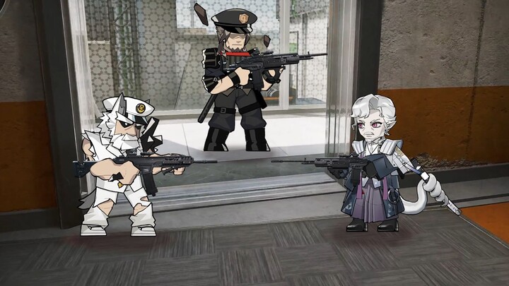 In front is the sniper of the super cup, behind is the hunting of the deep sea team, and you my frie