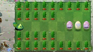 PvZ 2 1000 Tanaman Level 100 vs. Zombi Acak Level 100 di Telur Vas