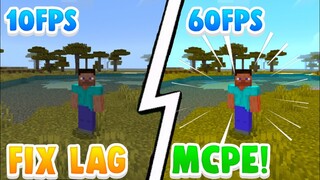 How To Fix Lag In Minecraft PE 1.16+ | FPS Boost For MCPE