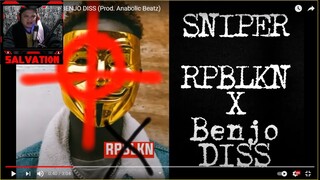 SNIPER - RPBLKN X BENJO DISS (Prod. Anabolic Beatz) REACTION VIDEO