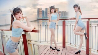 الشاشة العمودية جميلة جدًا هكذا~ 4K☀ Shake it في الصيف لذيذ!【سي يون】