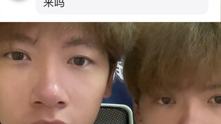 Twins challenge: switch midway through a haircut