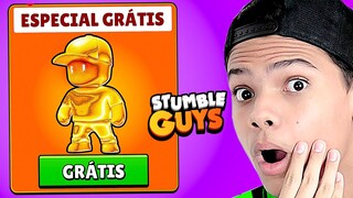 NOVA SKIN ESPECIAL GRÁTIS DO MR STUMBLE NO STUMBLE GUYS - É POSSÍVEL ?