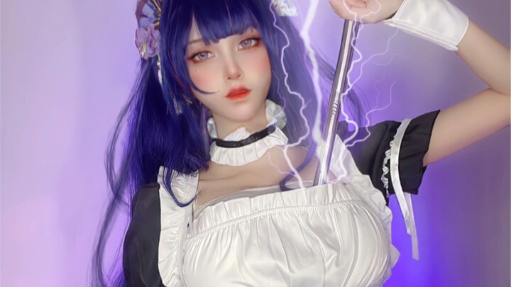 [Maid-Style Raiden Shogun] Dàlǎng, it’s time to eat~