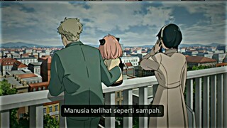 MANUSIA TERLIHAT SEPERTI SAMPAH😭😭😭🗿 YA ALLAH ANYAA..🗿 // jedag jedug anime spy x family #anime