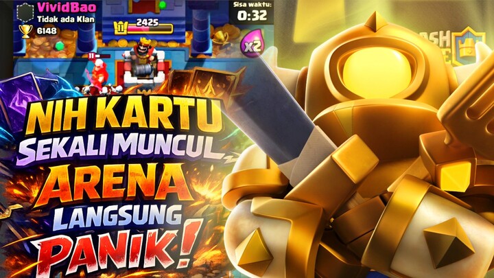 NIH KARTU SEKALI MUNCUL ARENA LANGSUNG PANIK! - Clash Royale