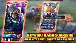 SOLO RANK GUSION KETEMU NANA NO.4 ARGENTINA, APAKAH KITA DIGENDONG NANA WKWKW | GS FASTHAND | MLBB