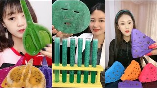 [ASMR] THÁNH ĂN ĐÁ| Ăn Đá lạnh, chocola đông lạnh đa màu sắc| Ice Eating MUKBANG SATİSFYİNG#52