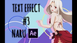 Text Effect #3 (AE Tutorial)