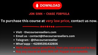 Jon Sinn - Chase Formula