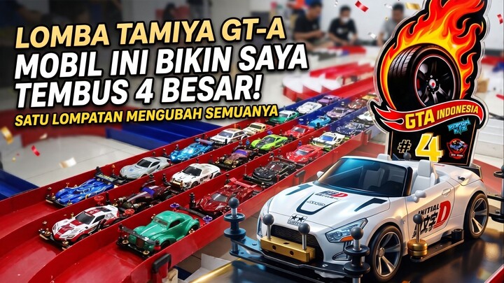 Lomba Tamiya GT-A, Akhirnya Bawa Pulang Piala! Satu Lompatan Mengubah Semuanya